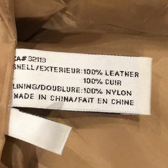 VINTAGE Sears tan suede fitted jacket small - Picture 8 of 10